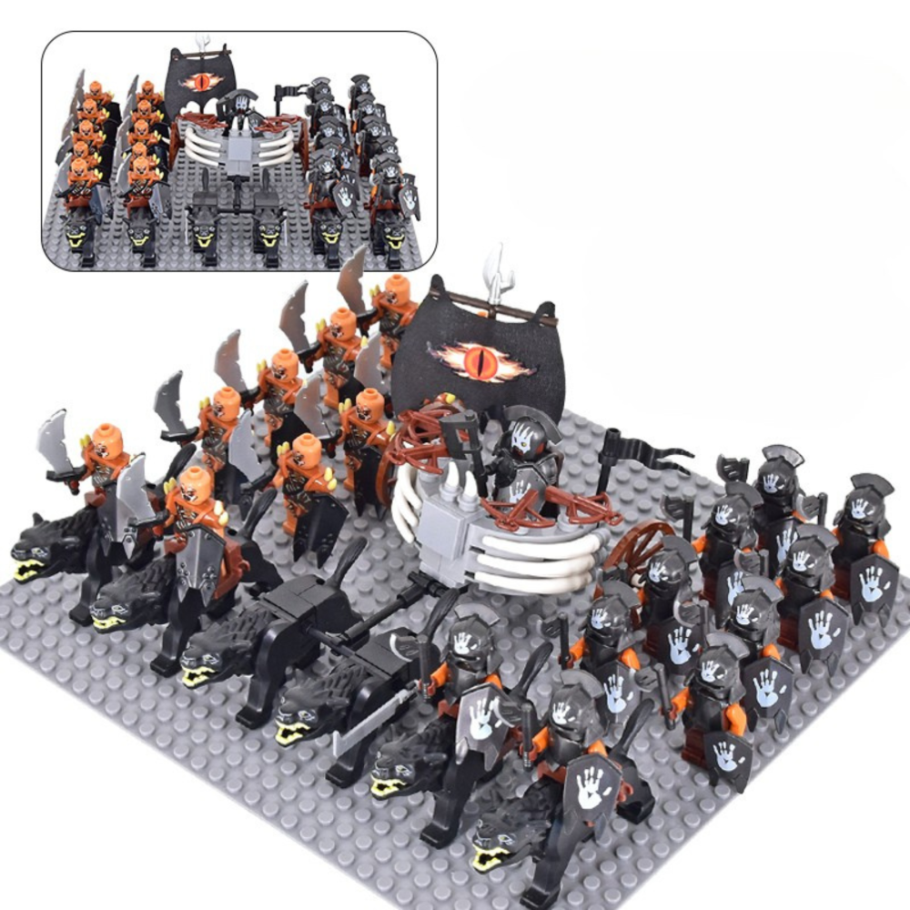 Lord of the Rings  Uruk-Hai Chariot Legions Block Figures Set