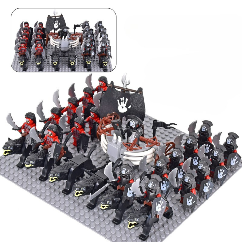 Lord of the Rings  Uruk-Hai Chariot Legions Block Figures Set