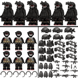 Elite Swat Team Block Figures Set of 6pcs With Assortment of