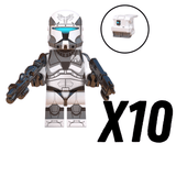 Space War Theme 104th Wolfpack Commandos Block Figures Set of 10pcs