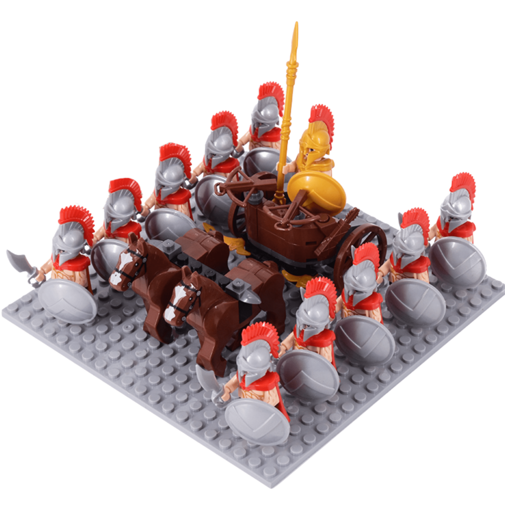 Roman Greek & Spartan Legions Block Figures Sets