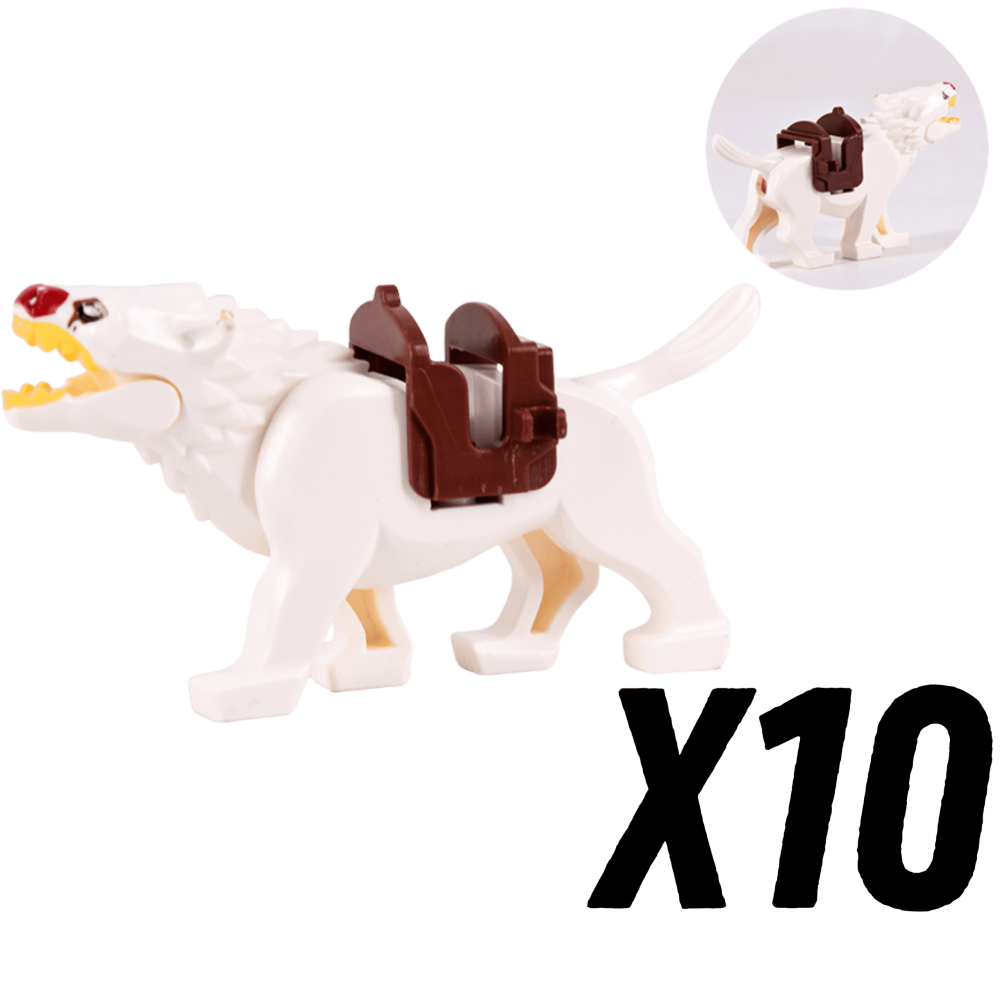 Lord the Rings Wargs, Boars and War Goat Mounts for Block Figures