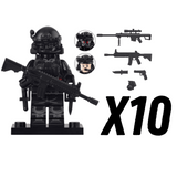United Kingdom (SAS) Special Air Service Regiment Block Figures Set