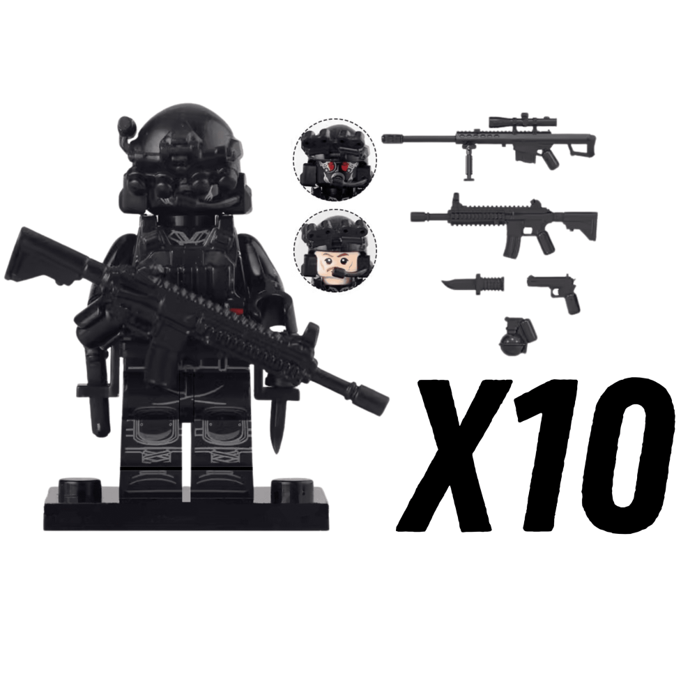 United Kingdom (SAS) Special Air Service Regiment Block Figures Set