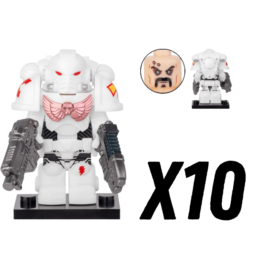 White Scars Space Marines Block Figures Set