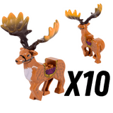 Lord the Rings Elven Elks Mounts for Block Figures
