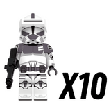 Space War Theme Kamino Security Team Block Figures Set of 5pcs