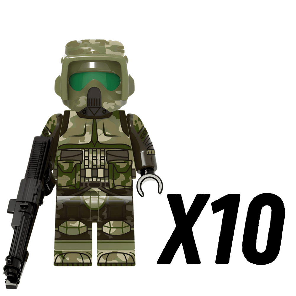 10pcs Kashyyyk Scout Troopers of the 41st Scout Battalion Block Figures Toys