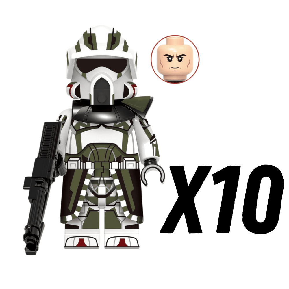 Space War Theme Trauma’s Unit Arc Arf Clone Troopers Block Figures Set of 10pcs