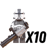 Space War Theme104th Wolfpack Heavy Infantry Block Figures Set of 10pcs