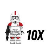 Space War Theme Clone Medic Troopers of the 6th Sector Army Block Figures