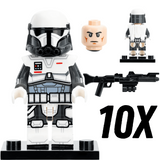 Space War Theme Imperial Super Commando Block Figures Set