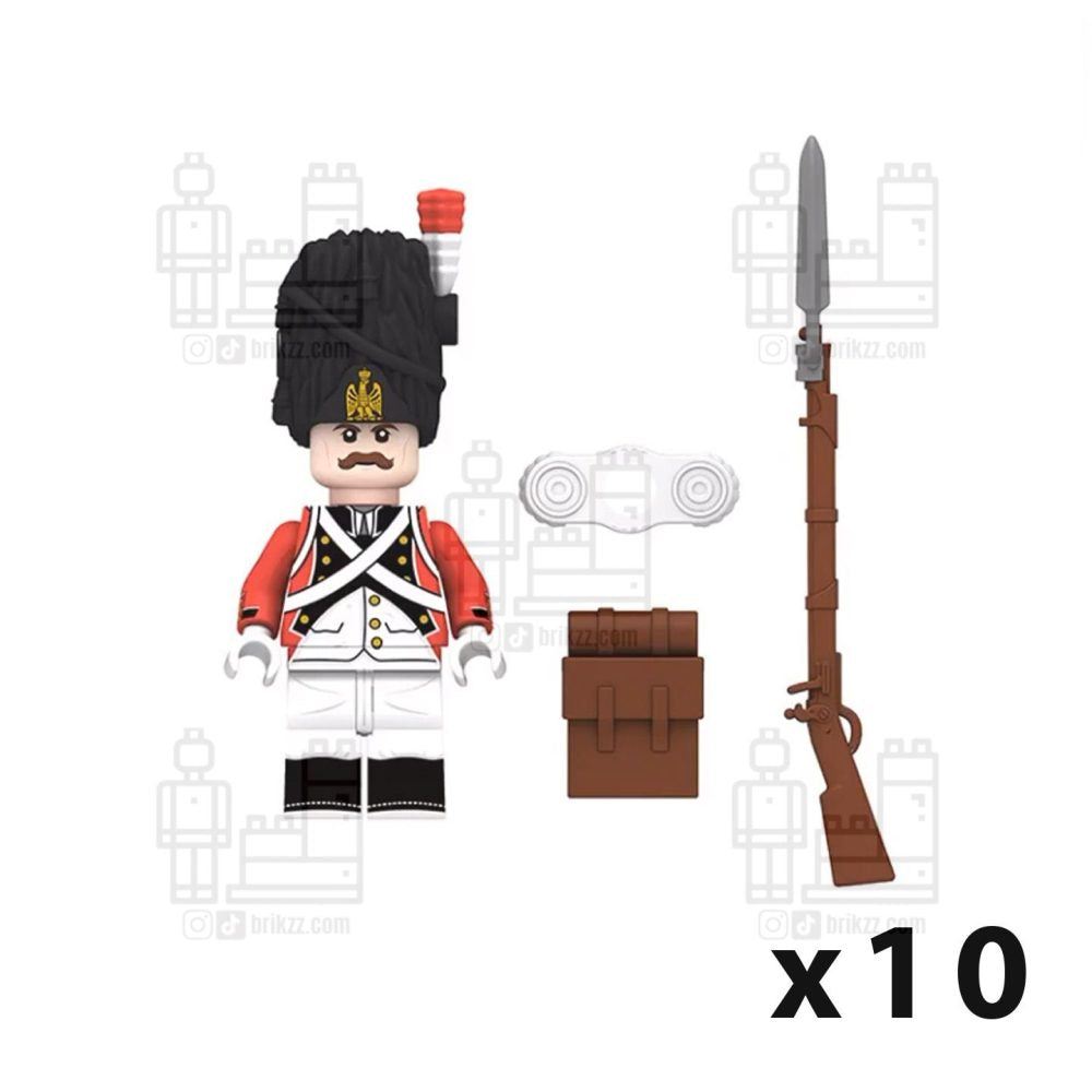 Swiss Grenadier Block Figures Set of 5pcs