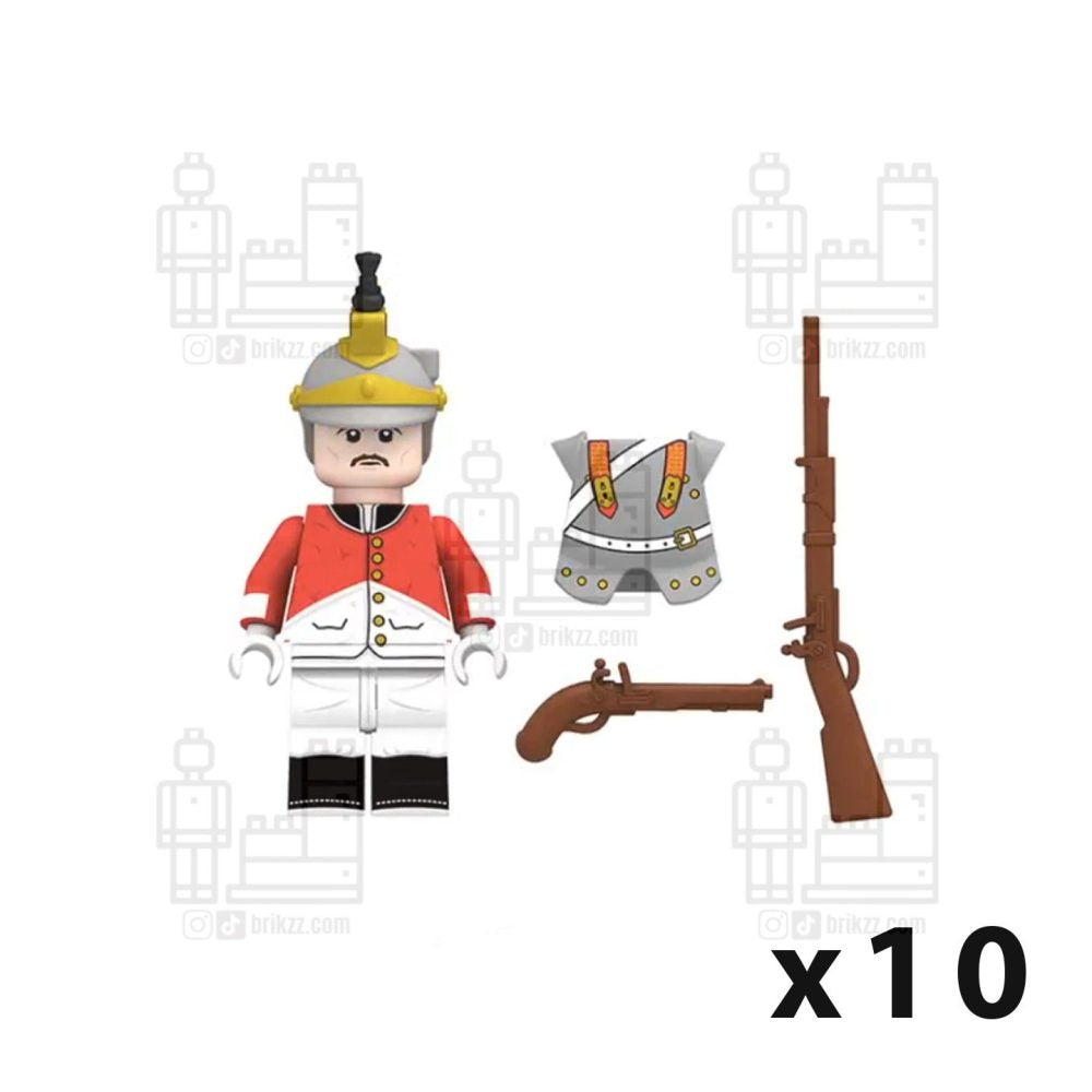 Spanish Cuirassier Block Figures Set of 5pcs