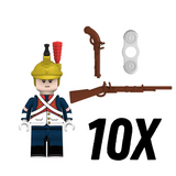 Dutch Dragoon Block Figures Set of 5pcs