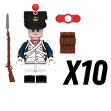 French Fusilier Block Figures Set