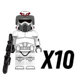 Space War Theme Kamino ARF Clone Trooper Block Figures Set