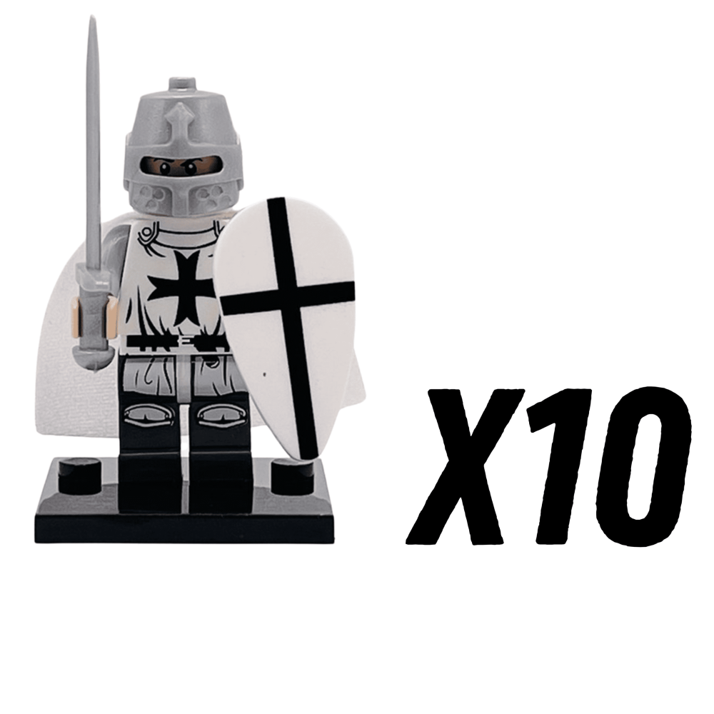 Crusader Knight Block Figures Set of 10pcs