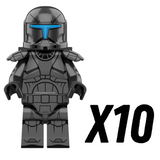 Space War Theme Republic Clone Commandos Night Ops Omega Squad Block Figures