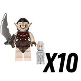 Lord the Rings Hunter Orcs Block Figures Set 5pcs