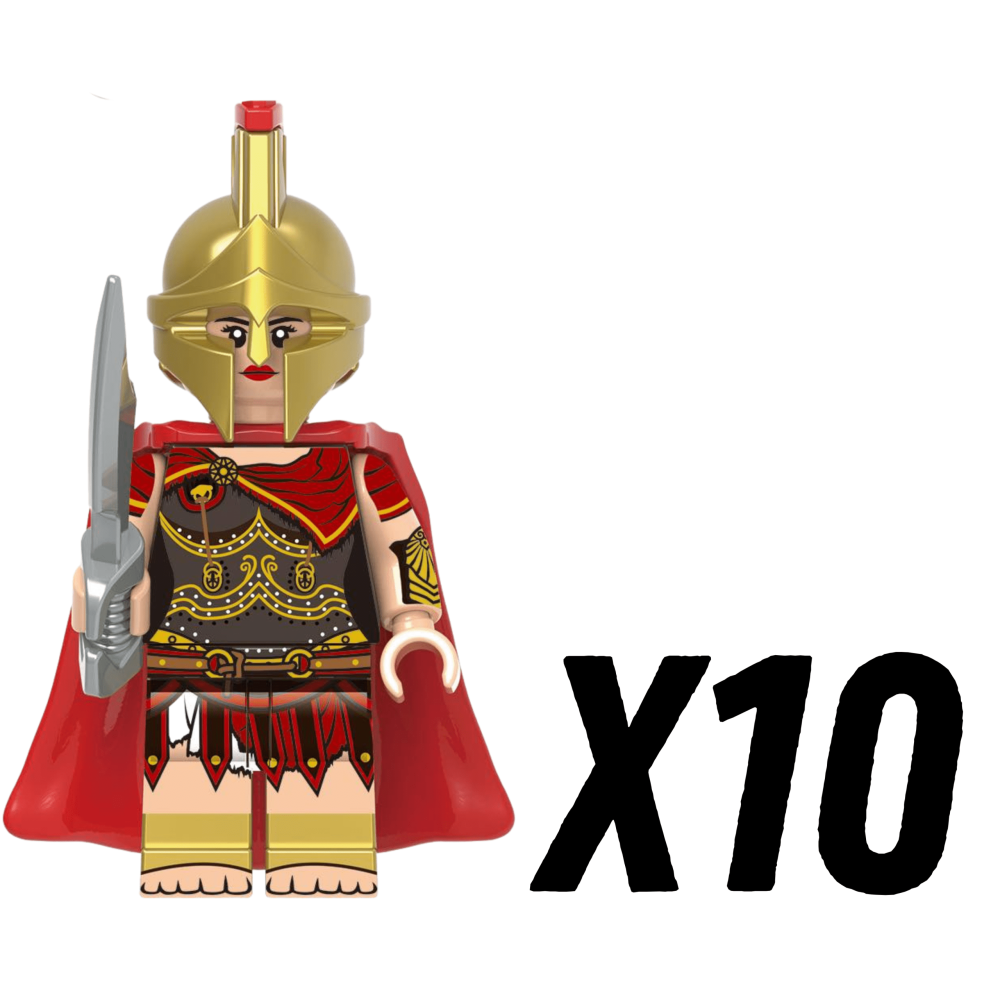 Spartan Women Warriors Minifigures Set of 10pcs 6-41