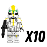 Space War Theme 327th Jetpack Clone Troopers Block Figures Set of 5pcs