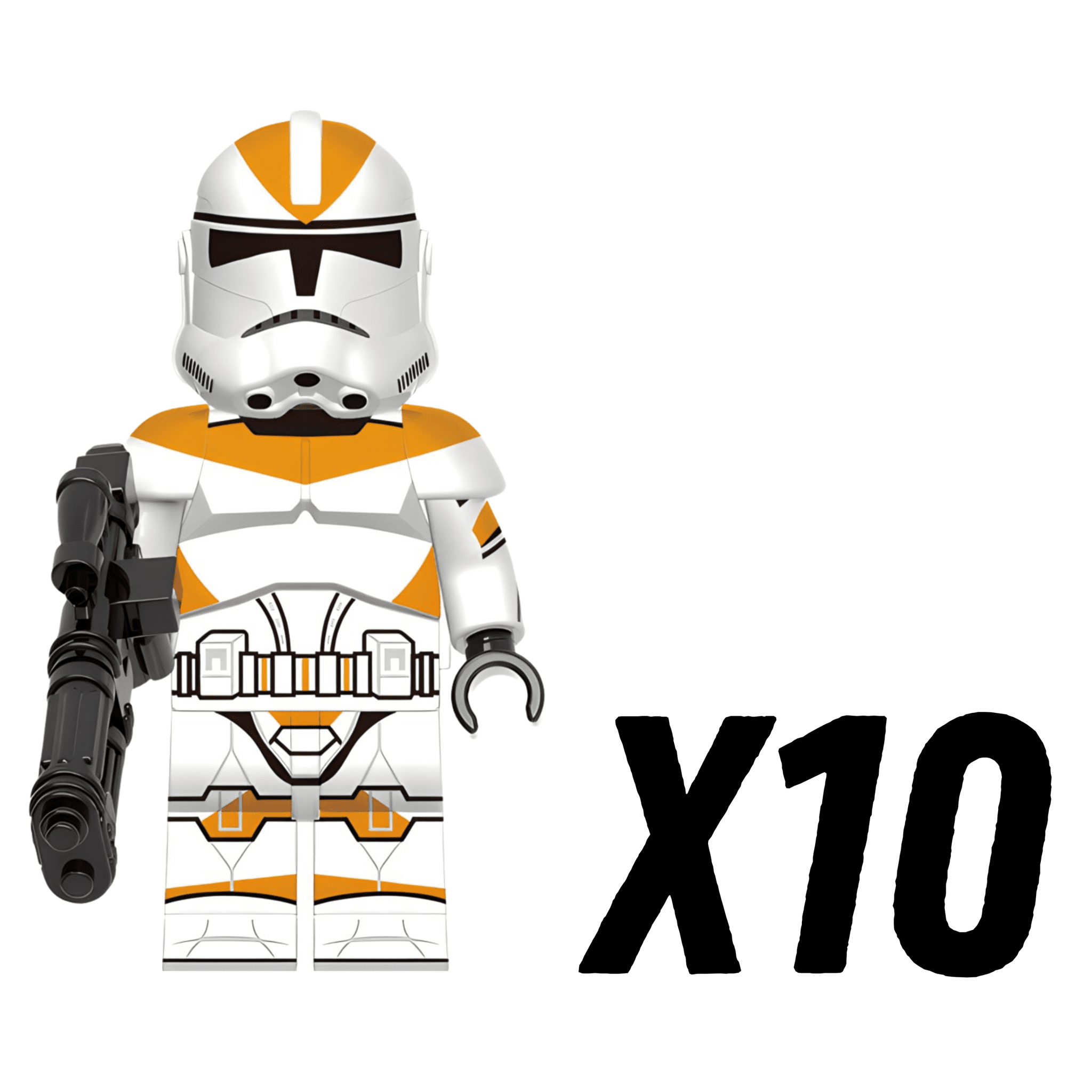 Space War Theme 212th Battalion Clone Troopers Block Figures Set of 10pcs