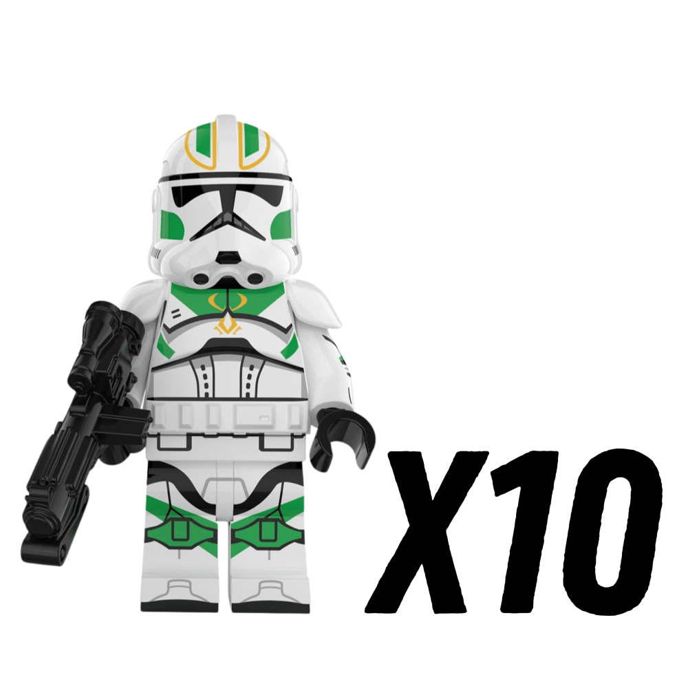 Space War Theme Horn Company Clone Troopers Block Figures