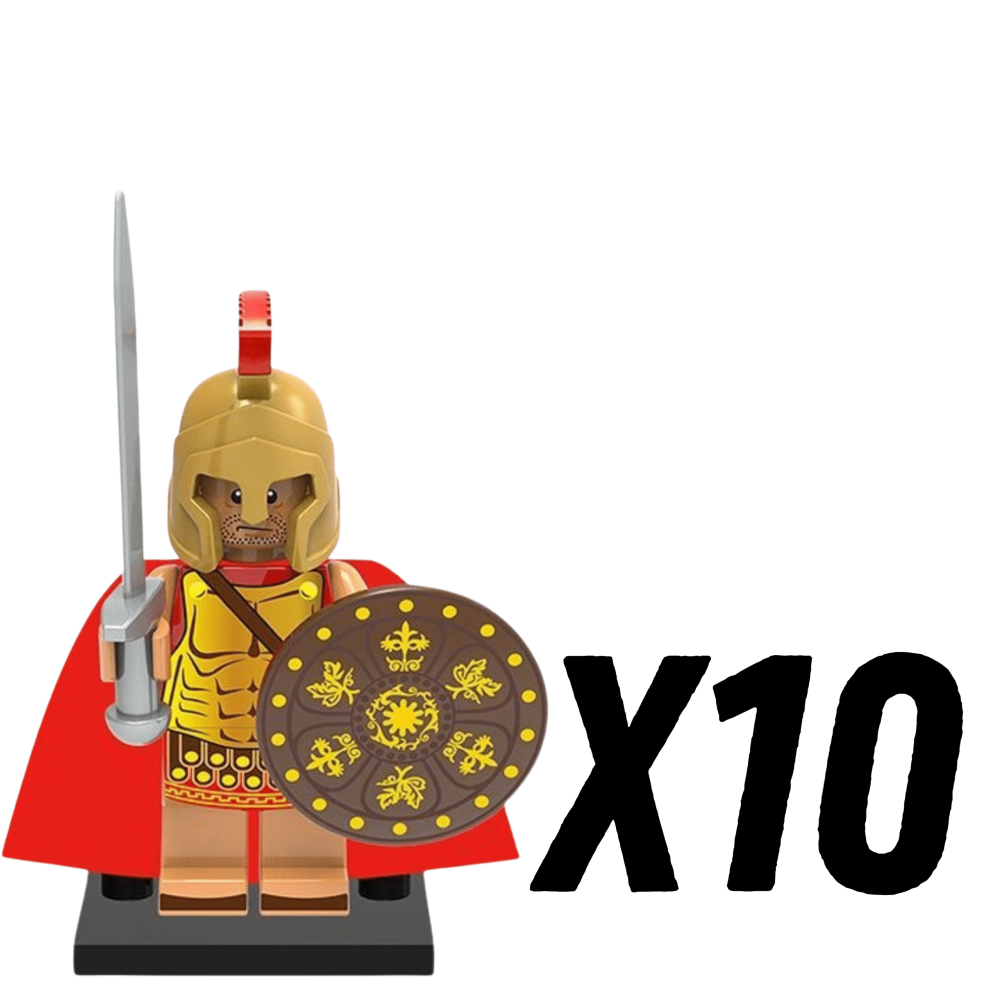 Roman Soldiers Block Figures Set of 10pcs