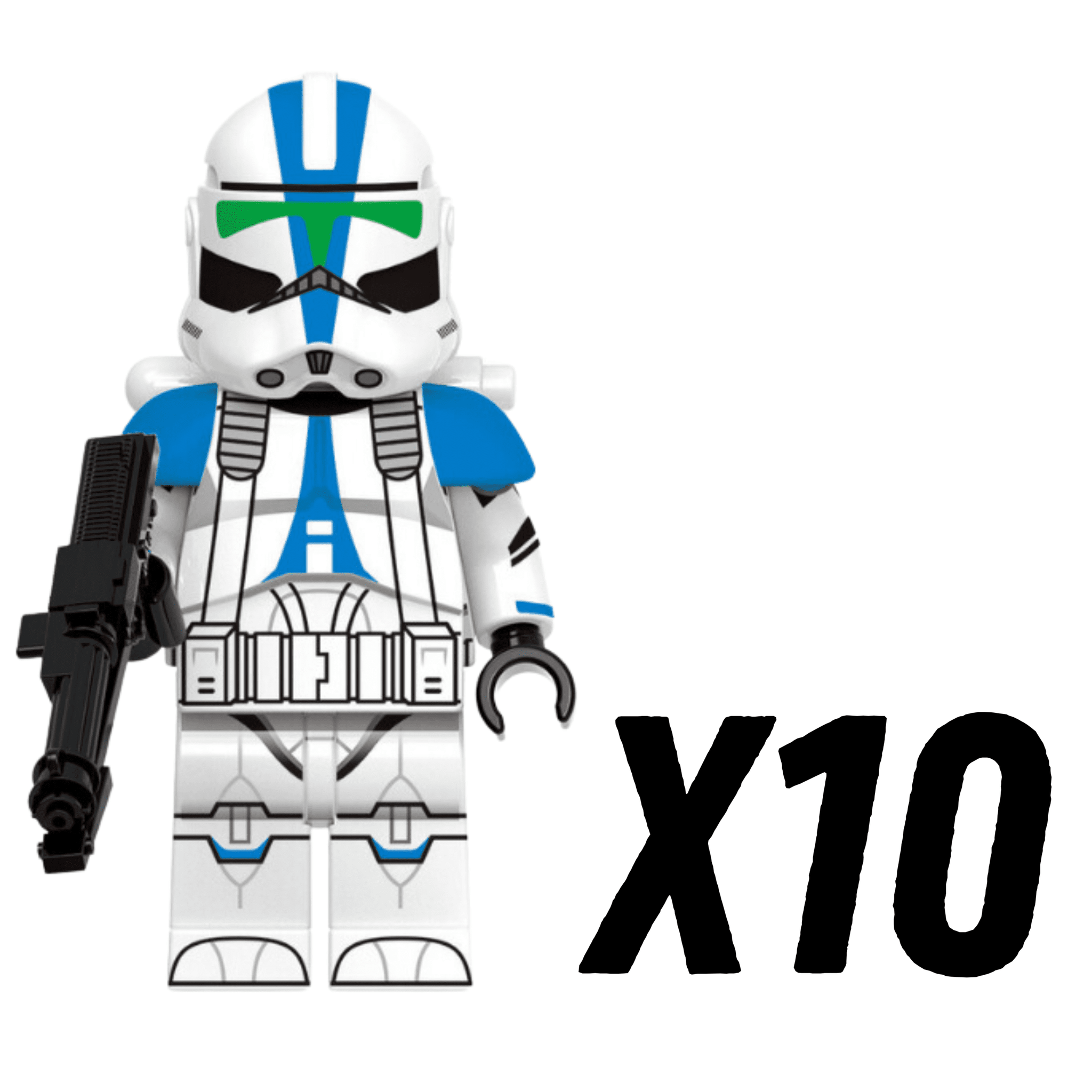 Space War Theme 501st Jetpack Clone Troopers Block Figures Set of 5pcs
