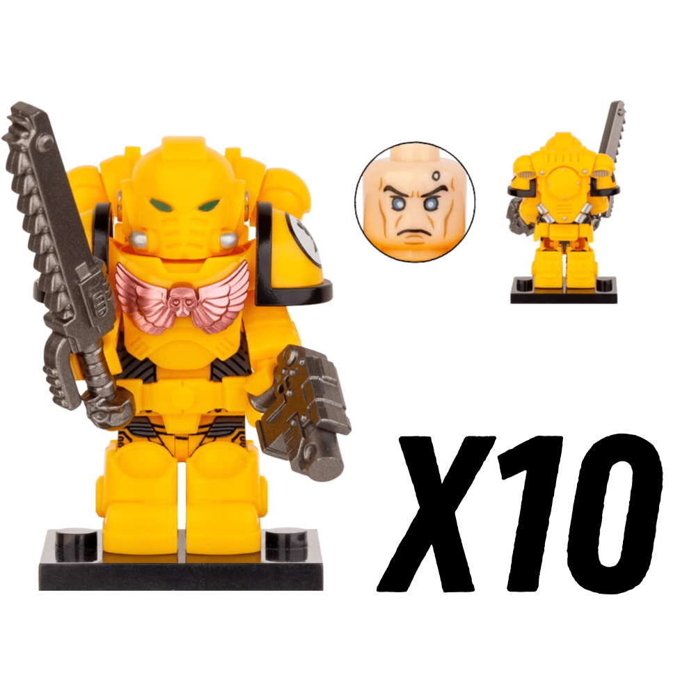 Imperial Fists Space Marines Block Figures Set