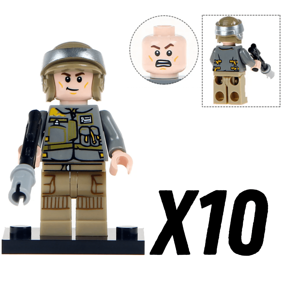 Space War Theme Rebel Alliance Troopers Block Figures Set