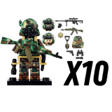 Russian Alpha Special ForcesBlock Figures Set