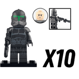 Space War Theme Elite Squad Clone Troopers Block Figures Set of 10pcs