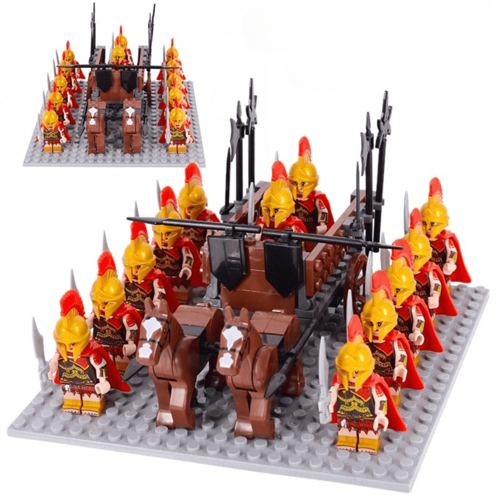 Roman Greek & Spartan Legions Block Figures Sets