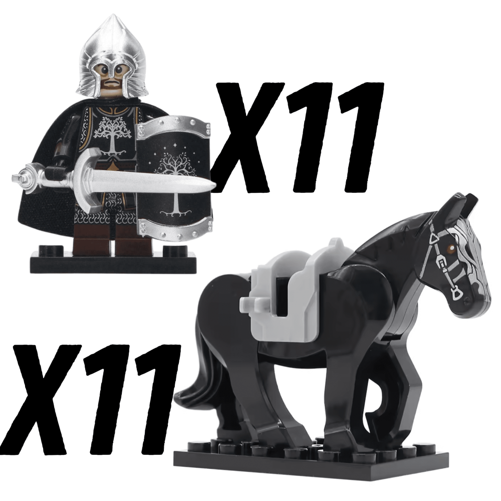 Lord the Rings Gondor Riders Block Figures Set 22pcs