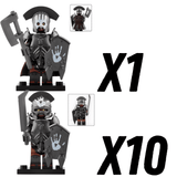 Lord the Rings Uruk-Hai Heavy Swords Block Figures Set 21pcs