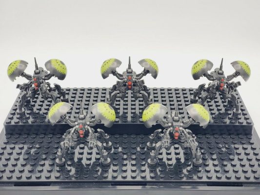 Space War Theme Clone Wars Buzz Droids Block Figures Set
