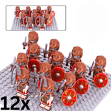 Roman Bearskin Signifier Auxiliaries Block Figures Set