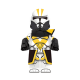 Space War Theme Clone Heroes Captains Leaders & Commanders Block Figures Megalist