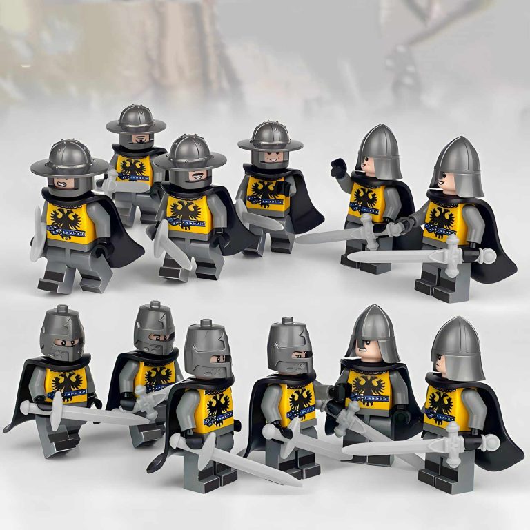 15th Century German Castle Knights Block Figures Set of 12pcs