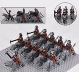 Lord the Rings Uruk-Hai Warg Rider Block Figures Set 22pcs