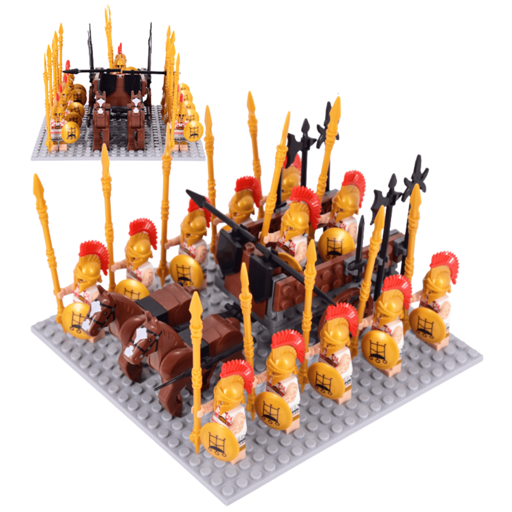 Roman Greek & Spartan Legions Block Figures Sets