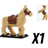 Medieval Knights Horses and Mounts Block Figures Style 2
