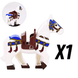 Medieval Knights Horses and Mounts Block Figures