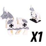 Crusades Horses and Mounts Block Figures