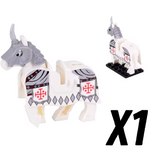 Crusades Horses and Mounts Block Figures