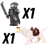 Lord the Rings Uruk-Hai Warg Rider Block Figures Set 22pcs