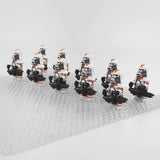 Space War Theme 212th Phase 2 Heavy Clone Troopers Block Figures Set of 10pcs