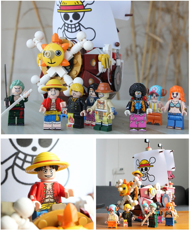 Pirate Ship Building Block Set with 9 Mini Figures 432PCS（no box）
